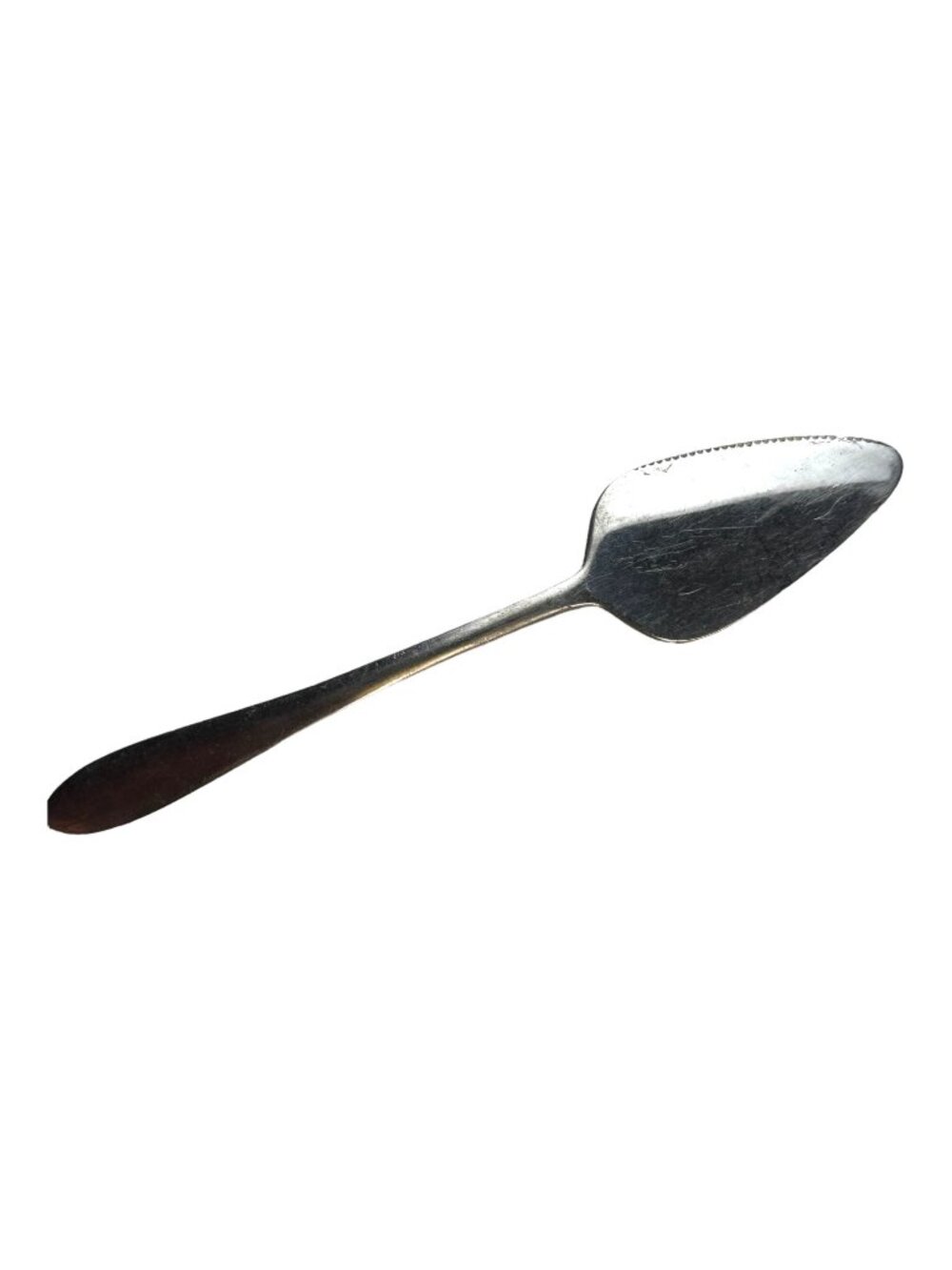 Stainless Steel Pie Server By Silhouette Japan With Serrated Edge Vintage Kitche